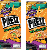 固力果 - 2X Glico Pretz 冬蔭公百力滋21g 【本批次最早到日期：2026年7月31日】