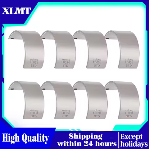 8Pcs Motorcycle Part 35mm ~ 34mm Connecting Rod Bearing For Kawasaki EX400 Ninja 400R ABS ZR750 Z750