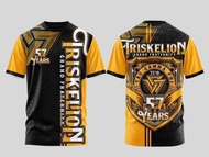 Tau Gamma Phi 57Th Anniversary Shirt Triskelion Grand Fraternity "Fortis Voluntas Fraternitas" |