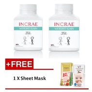 Weight Gain MultiVitamins: Gain Weight Fast ( 2 Bottles ) + Free Sheet Mask