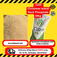 CIRP Baja Penggalak Akar 50kg | CIRP Christmas Island Rock Phosphate Pertumbuhan Akar