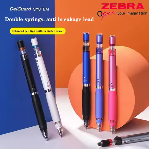 Japan ZEBRA Mechanical Pencil Delguard Non-stop Core 0.5mm Movable Pencil MA88 Writing Drawing Art S