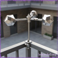 [LzdxwckefaMY] Reflective Avian Rotator Weather-Resistant Wind Powered Avian Avian Dissuader Humane 