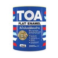 สีน้ำมัน TOA FLAT ENAMEL F888 สีดำ ด้าน 1 แกลลอน (106962)