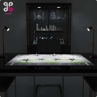 [Baosity] Simulation Airport Scene Realistic Airport Playmat Wear Resistant Diorama Board for Model 