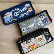 SHINCHAN B051 2-compartment canvas pencil case
