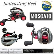 Reel BC Baitcasting Orca Moscato 200L Gear Ratio 7.1:1 Maghnetic Murah Kuat Bagus Berkualitas Bisa
