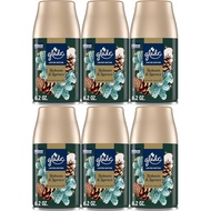 Pek isi semula automatik Glade, set 6-buah, aroma balsam dan kayu cemara, pek isi semula pewangi rum