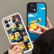 BK-18 Minions surprise Casing for OPPO Reno Find 8 X5 7 F21 F21S K9X Pro Lite 5G 4G