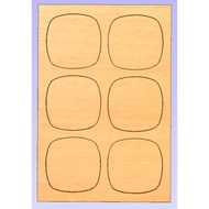 Serving Tray Contains 6 Plates 12.8x12.8