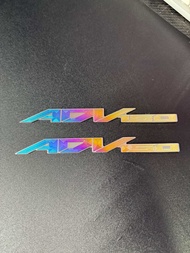 Tem chữ ADV 150 -160 (1 cặp) chất liệu titan dễ dán