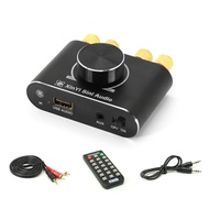 50W+50W BT 5.1 Wireless Audio Power Amplifier Portable Sound Speaker Amp for Car and Home