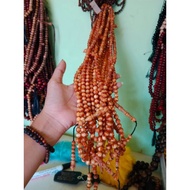 KAYU Tasbih 99 TEMBUS PINE RUBBER DAMAR WOOD