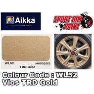 AIKKA WL52 Vios TRD Gold AUTOMOTIVE SPRORT RIM 2K CAR PAINT