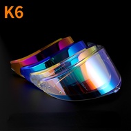 ◑◑✤K6 Helmet Visor For AGV Motorcycle Helmets Night Vision Visor Lens Case For AGV K6 Helmet Lens Wi