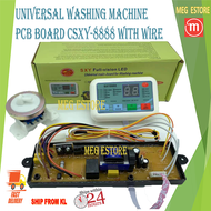 CSXY8888 Universal Control PCB Board Digital Panel Come With Wire Spare Parts Washing Machine SXY888