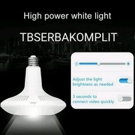 Terbaru Wi-Fi Spy Cam Cctv Bohlam Lampu Silent Tanpa Suara 1000 Lumen Terang 100% Ori