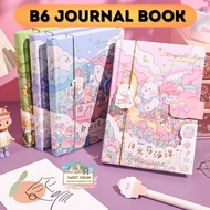 B6 MOONSTRUCK Notebook Cute Magnetic Cover Heal Bunny Bear Journal Diary Scrapbook Planner 磁扣本手账本