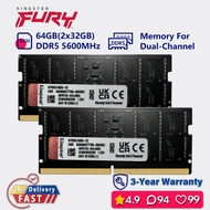 Kingston FURY 16gb 32gb 64gb 5600mhz ddr5 Dual channel memory laptop IMPACT ram sodimm pc5 44800s