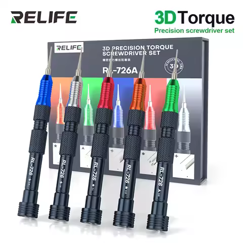 RELIFE RL-726A 3D Torque Screwdriver Anti-slip Prevent Over-force Slippage for Mobile Phone and Tabl