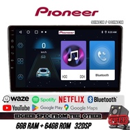 [ 6GB RAM+64GB ROM ] Pioneer Android Player 9"10 inch Quad Core Car Multimedia MP5 Player Wifi