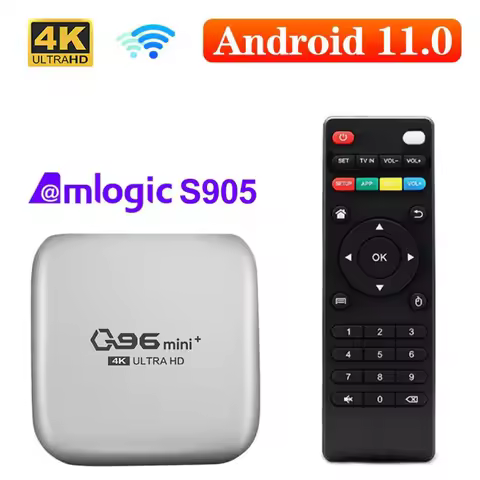 Q96 mini+ Smart TV Box HD 4K Android 11 Amlogic S905L quad-core WIFI 4G Media Player Set Top Box ipt