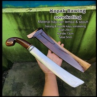 Golok Kerja untuk berkebun kopak rawing sonokeling