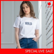 [CLEARANCE] Special Live C2 Ohanna White T-Shirt Wanita