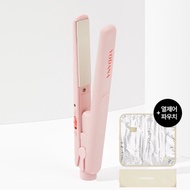 พร้อมส่ง) Vodana mini pocket flat iron (มีสาย) แถมถุงกันความร้อนพกพา ใช้ได้หนีบและม้วน
