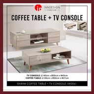 W006 4.5ft TV Console / TV Cabinet + Coffee Table