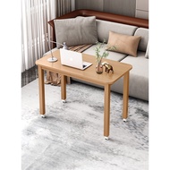Computer Desk Solid Wood Desk Bamboo Movable Study Desk Rectangular Writing A9L Household Simple ZNM