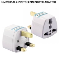 UNIVERSAL 2 PIN TO UK 3 PIN PLUG ADAPTER