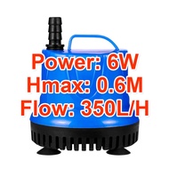 6/12/25W Anti-Kering Yang Tidak Mengeluarkan Suara Pompa Air Celup Aquarium Kolam Ikan / Submersible