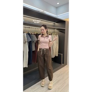 Freesize Cotton Polo T-shirt 40-60kg with MIU Stone Print - Stretchy material, cool, easy to match 6