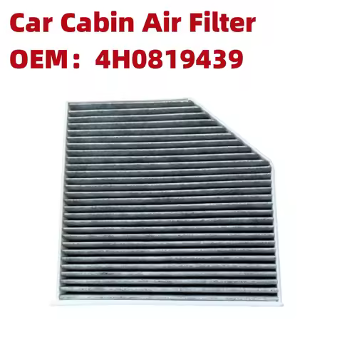 Car Cabin Activated Carbon Air Conditioning Filter 4H0819439 For Audi A6 S6 RS6 C7 2010-2018 A7 S7 R
