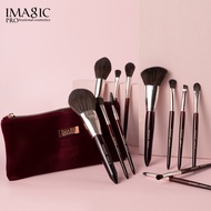 IMAGIC 12PCS Professional Makeup Brush Set For Foundation Powder Blush Eyeshadow Face Makeup Brush w