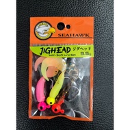 SEAHAWK JIGHEAD WITH SOFT LURE SET 3.5G/5.0G