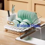 Dish Dryer Rack Piring Rak Peniris Cuci Dapur Wastafel PREMIUM Besar