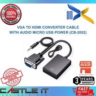 DMX CB-2002 VGA to HDMI Converter Cable with Audio Micro USB Power