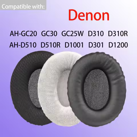 Earpads for Denon AH-GC20 GC30 GC25W Headphones AH-D310 D310R D510 D510R Ear Cushions Replacement AH