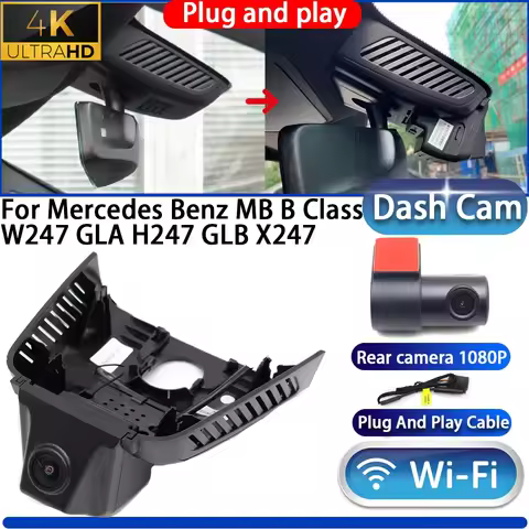 HighCity For Mercedes Benz MB B Class W247 GLA H247 GLB X247 Dash Cam Camera DVR 4K Night Vision Plu
