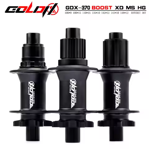 GOLDIX M370 Hub Ratchet 36T HG XD MS Disc Card Brake Mountain Bike Hub Bearing Bicycle Hubs 32 Holes