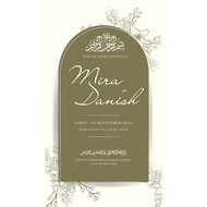 Wedding Card Digital Kad Kahwin Digital Video Kad Jemputan Kahwin Digital Wedding Invitation Kad Tun