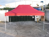 itop 3mx4.5m (10x15) Canopy Premium AA with Canvas for Outdoor Night Market Hawker Street Exhibition Sports and Garden. Kanopi untuk Perlindungan Kereta Penjaja Pasar Pagi dan Pasar Malam Pameran Sukan dan Taman Aktiviti Luar Rumah