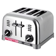 Cuisinart Metal Classic 4-Slice Toaster | Extra-Wide Slots for Perfect Toasting