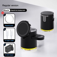 ZUZG 3-IN-1 Qi2 15W Wireless Charger Foldable Charger for Apple Devices (iPhone 12-17 Series)for Sam