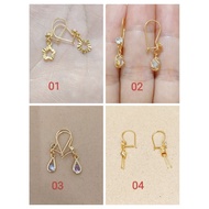 925 SILVER GOLD PLATED CHILDREN'S EARRINGS
