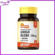 Sundance - 銀杏葉萃取精華 120毫克 60粒速效膠囊 [香港行貨] 此日期前最佳:2027年06月30日