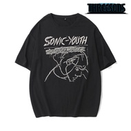 ADULT BLACK T-SHIRTS SONIC YOUTH BAND CLOTHES - CONFUSION IS *** | SONIC YOUTH BAND CLOTHING BLACK T