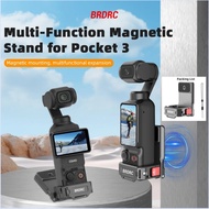 BRDRC Multi-function Magnetic Expansion Stand Adapter Frame for DJI Osmo Pocket 3 Camera Expansion B